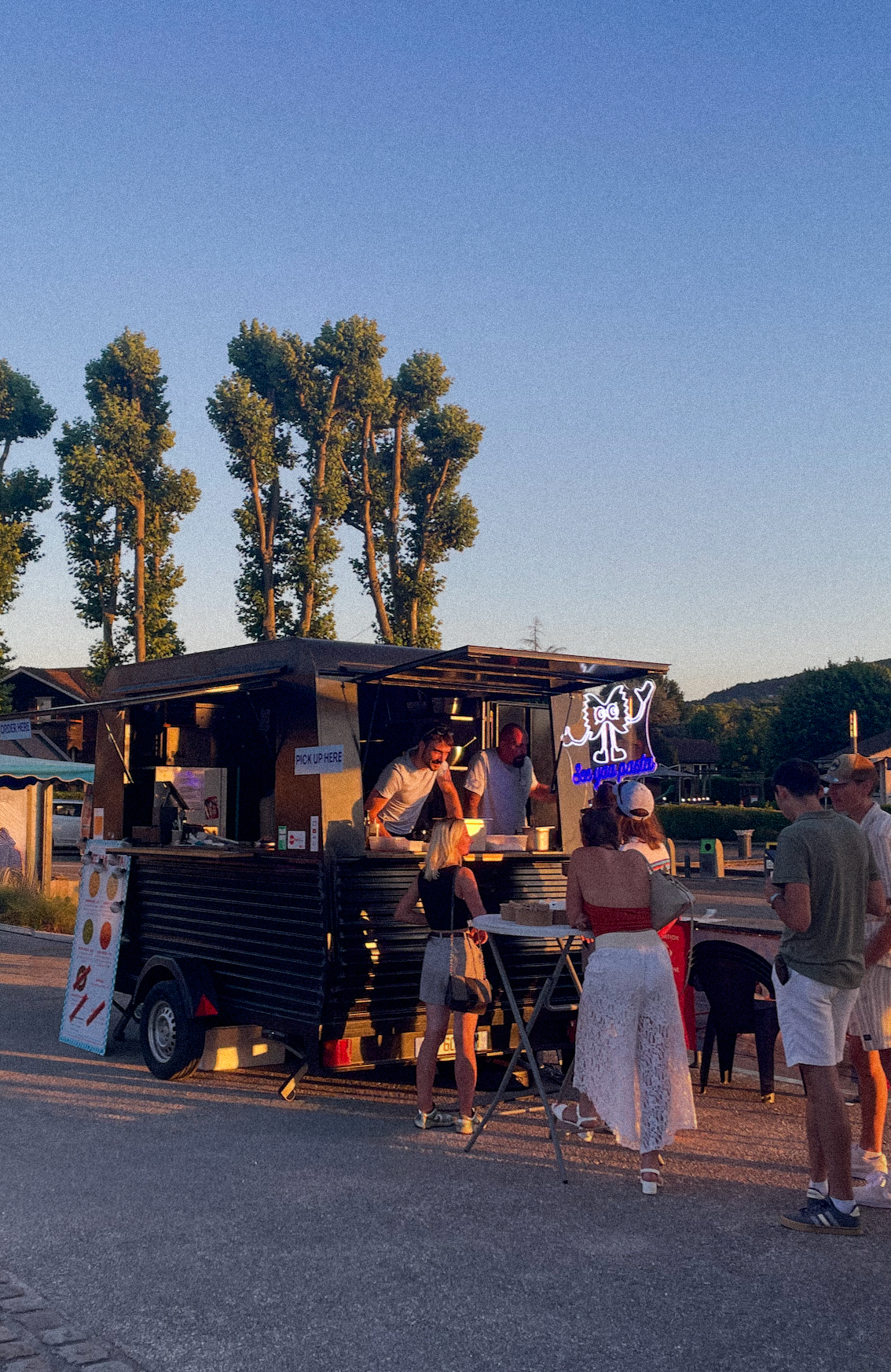 Food truck SeeYaaPasta au skate park de Sciez